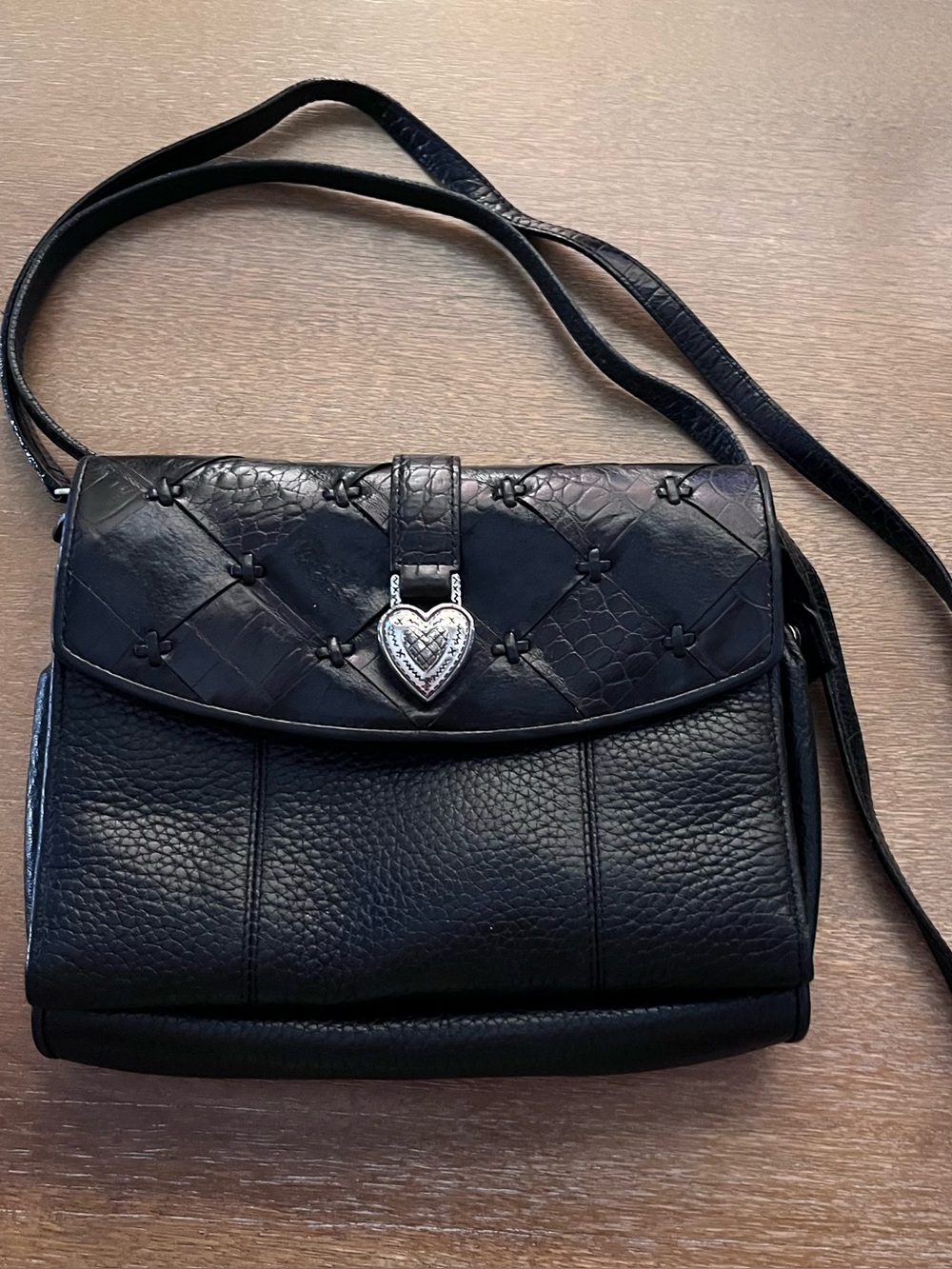 Vintage Brighton Romag crossbody purse black